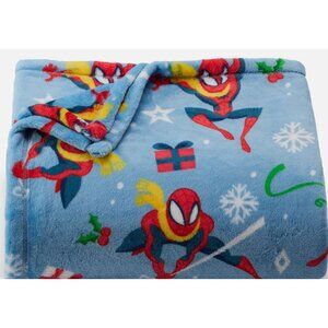 MARVEL SPIDER-MAN SOFT PLUSH THROW BLANKET BIG ONE 5X6 FT NWT SPIDERMAN
